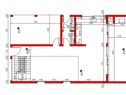 Casa 5 ambientes con 2 baños
