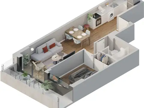 Departamento en Venta de 2 ambientes