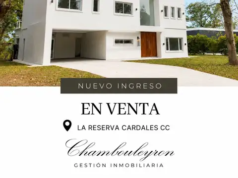 VENTA CASA A ESTRENAR SOBRE EL GOLF EN LA RESERVA CARDALES CC, SOFITEL.