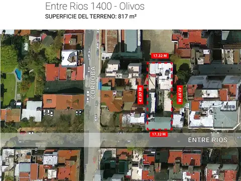 Terreno Venta - Olivos-Vias/Maipu