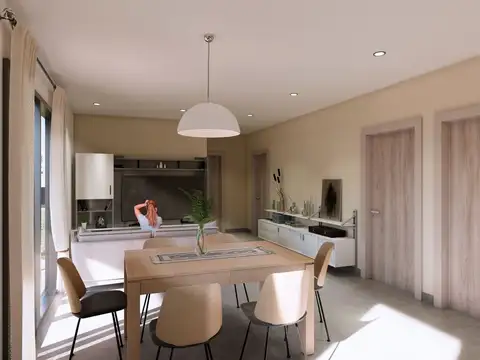 Casa 4 ambientes con 2 baños