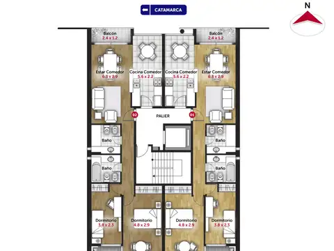 Departamento en Venta de 3 ambientes