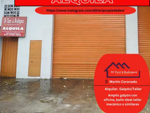 Alquiler Galpon ubicado sobre Av. Perón en Martín Coronado