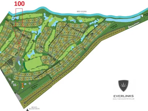 Lote 100. Everlinks Golf & Country Club, Luján.