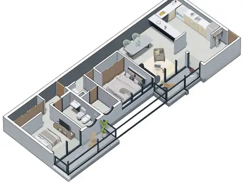 Departamento en Venta en General Paz, USD 125.000