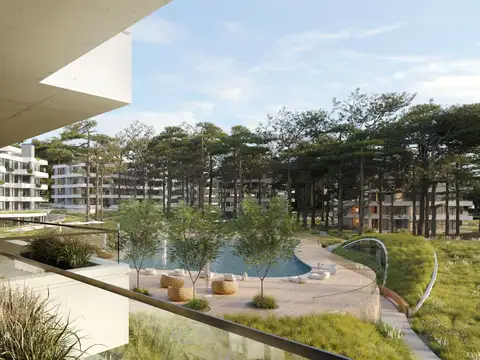 Departamento 2 ambientes con 2 baños