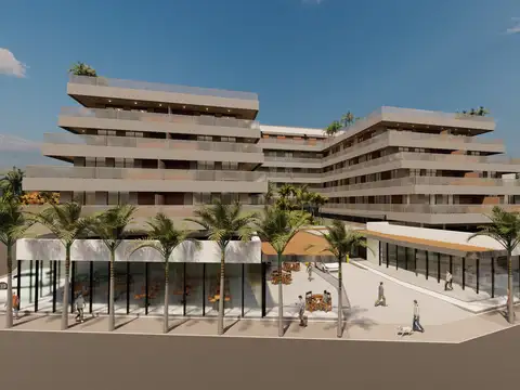 Depto 4 ambientes al frente con terraza y vista al río – PB – Costa Arena