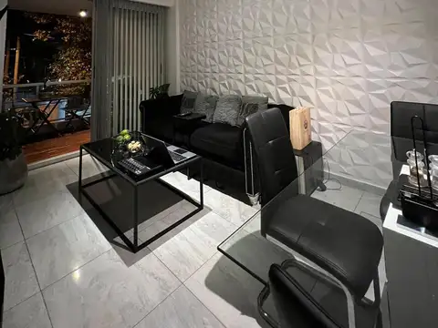 Departamento 2 ambientes con 2 baños