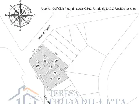 Terreno en  Golf Club Argentino -  en esquina - arbolado