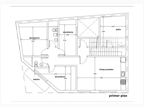 Depto Tipo Casa en Venta de 4 ambientes