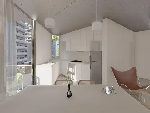 Departamento 2 ambientes con 1 baño