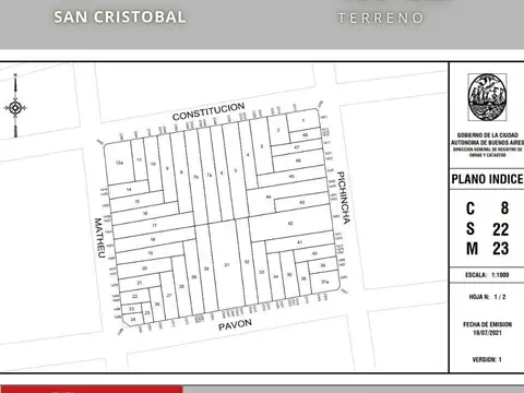 Terreno 143 m² - Sobre Pichincha Al 1400