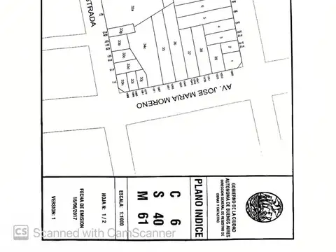 Terreno en Venta 8  mts Frente