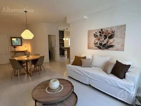 Alquiler 3 ambientes amoblado en 2do por escalera en Belgrano