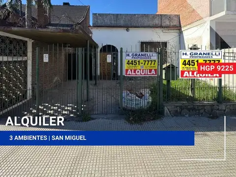 Casa - Alquiler - Argentina, San Miguel - A. Piñero 943