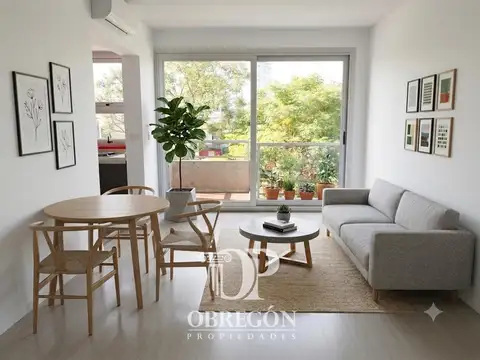 Departamento Monoambiente en Alquiler con Balcon en Palermo