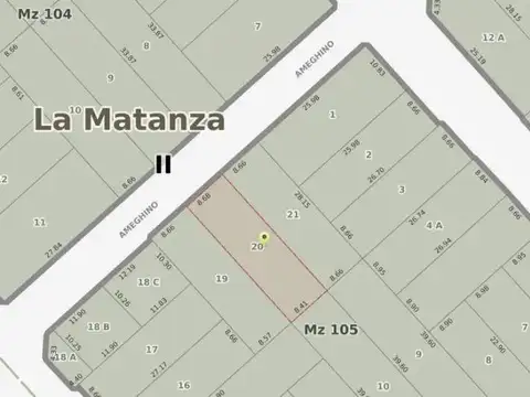venta propiedad sobre lote de 8.66 x 28.15.ramos mejia