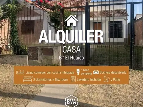CASA EN EL HUAICO EN ALQUILER