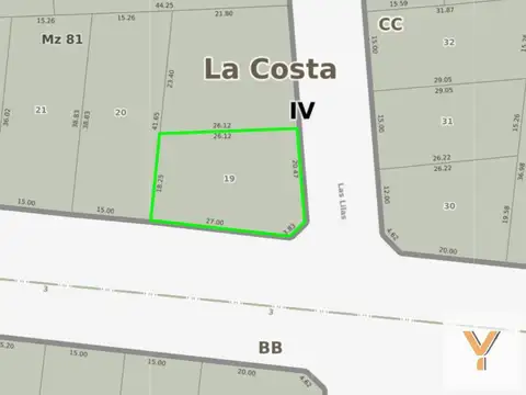 Terreno en venta - 576Mts2 - Costa del Este