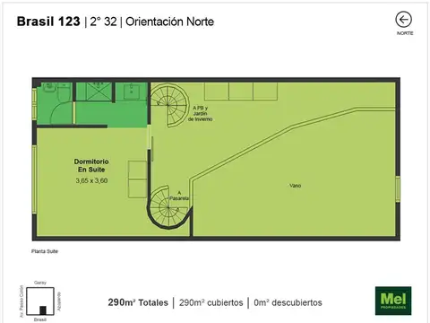 Oficina en Alquiler con 2 cocheras