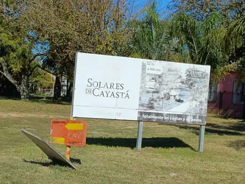 TERRENO EN VENTA EN LOTEO LOS SOLARES CAYASTA ,GRAN OPORTUNIDAD ,PRECIO UNICO.
