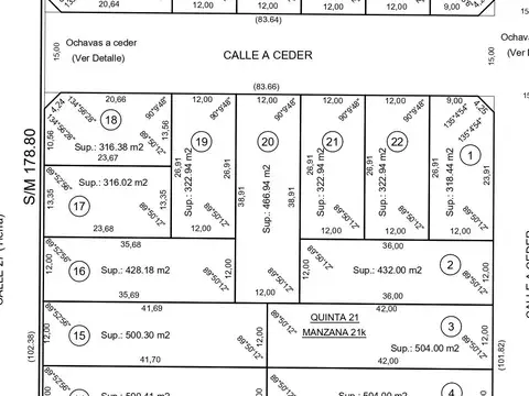 Loteo en venta | desde 300 m2