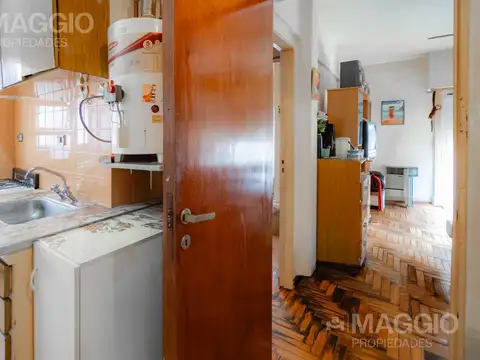 Departamento 2 ambientes con 1 baño