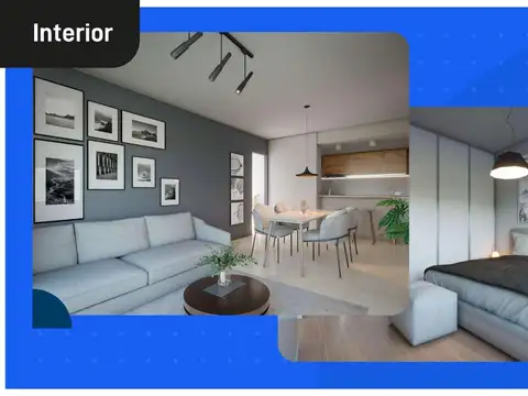 Departamento 3 ambientes con 2 baños