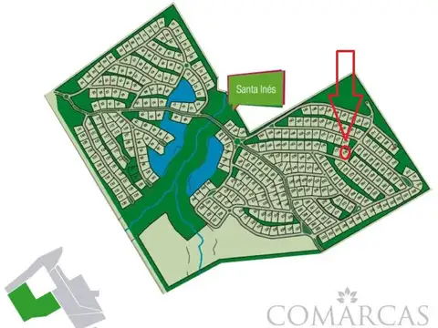 Lote terreno 176 en venta. Barrio Santa Ines, Comarcas de Luján.