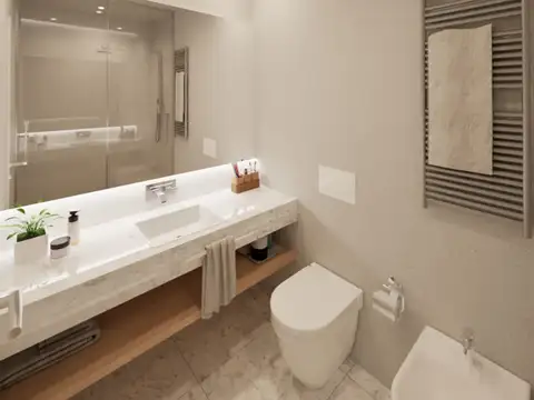 Departamento 2 ambientes con 1 baño