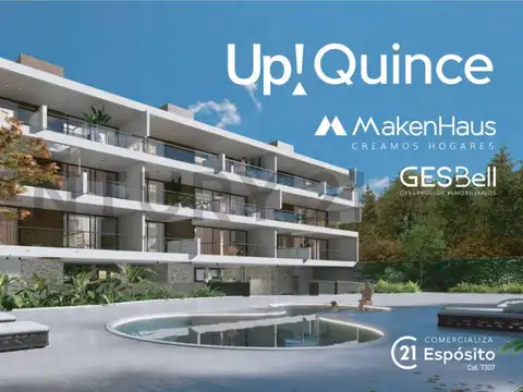 Departamento en construcción en venta en City Bell de tres dormitorios con cochera y baulera