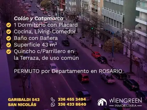 VENDO O PERMUTO DPTO EN MAR DEL PLATA