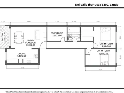 Departamento en Venta en Lanus Oeste, USD 140.000