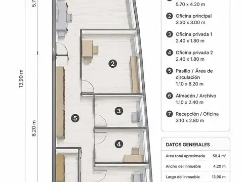 Oficina en Alquiler en Olivos, $ 2.800.000