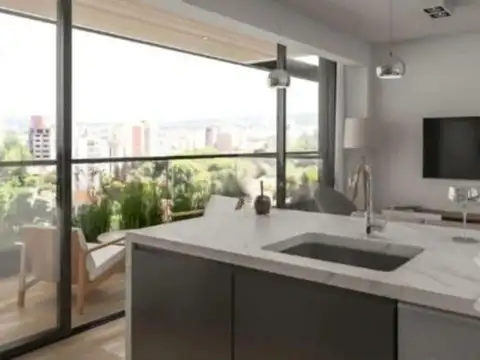 Departamento 2 ambientes con 1 baño