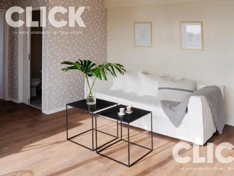 Departamento 2 ambientes con 1 baño