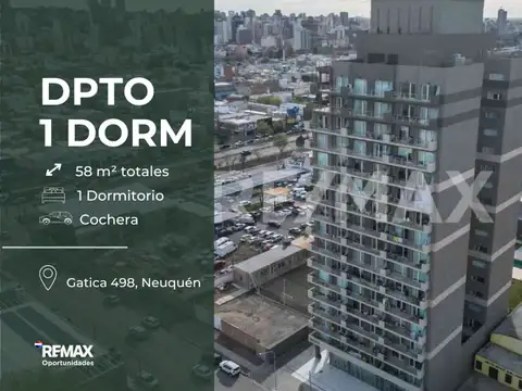 VENTA DEPARTAMENTO 1 DORMITORIO CON COCHERA