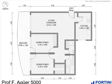 Departamento en Venta de 3 ambientes