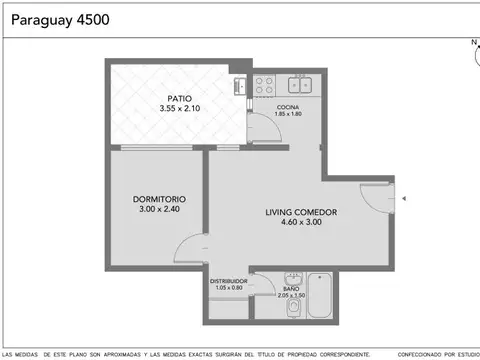 Departamento en Venta en Palermo, USD 87.000