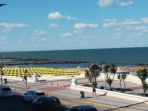 Excelente depto plena vista al mar equipado p/5 - 6 personas