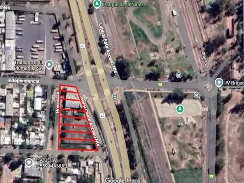 Lateral Oeste Acceso Norte 1100