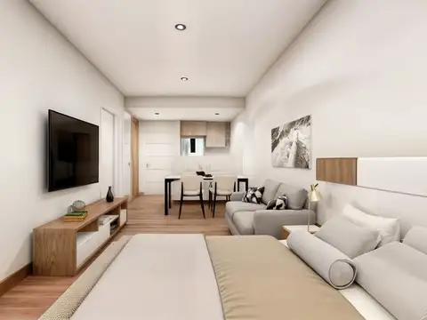 Departamento Monoambiente con 1 baño