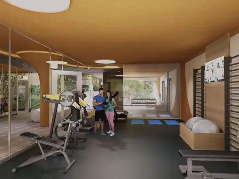 Departamento Monoambiente con 1 baño