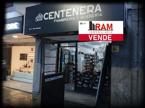 Excelente Fiambreria para ingresar en la zona de Belgrano.