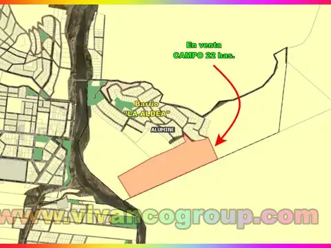 Terreno en Venta 225  mts Frente