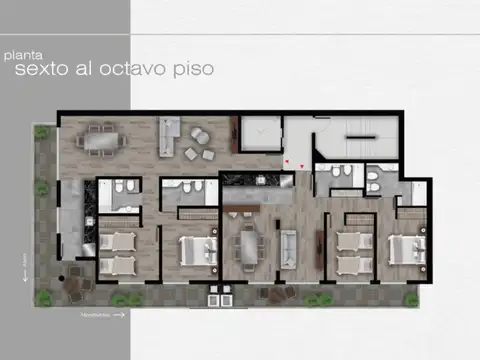 Departamento en Venta de 3 ambientes