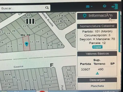 PERON, PDTE AV 2700
