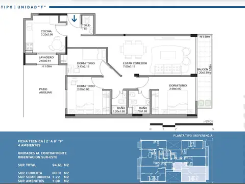 Departamento en Venta con 30 cocheras