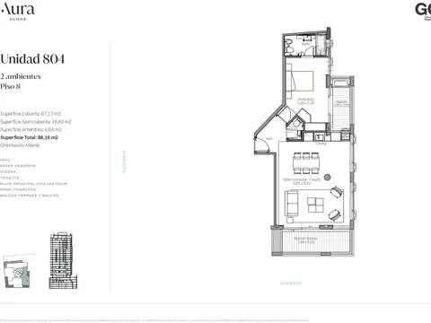 Departamento en Venta al Sureste