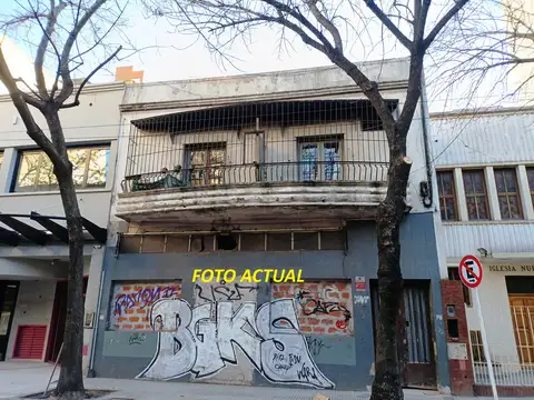 Inmueble  2 plantas Variados destinos - lote 8,68 x 54,70 mts. - Opcion Venta-Alquiler -